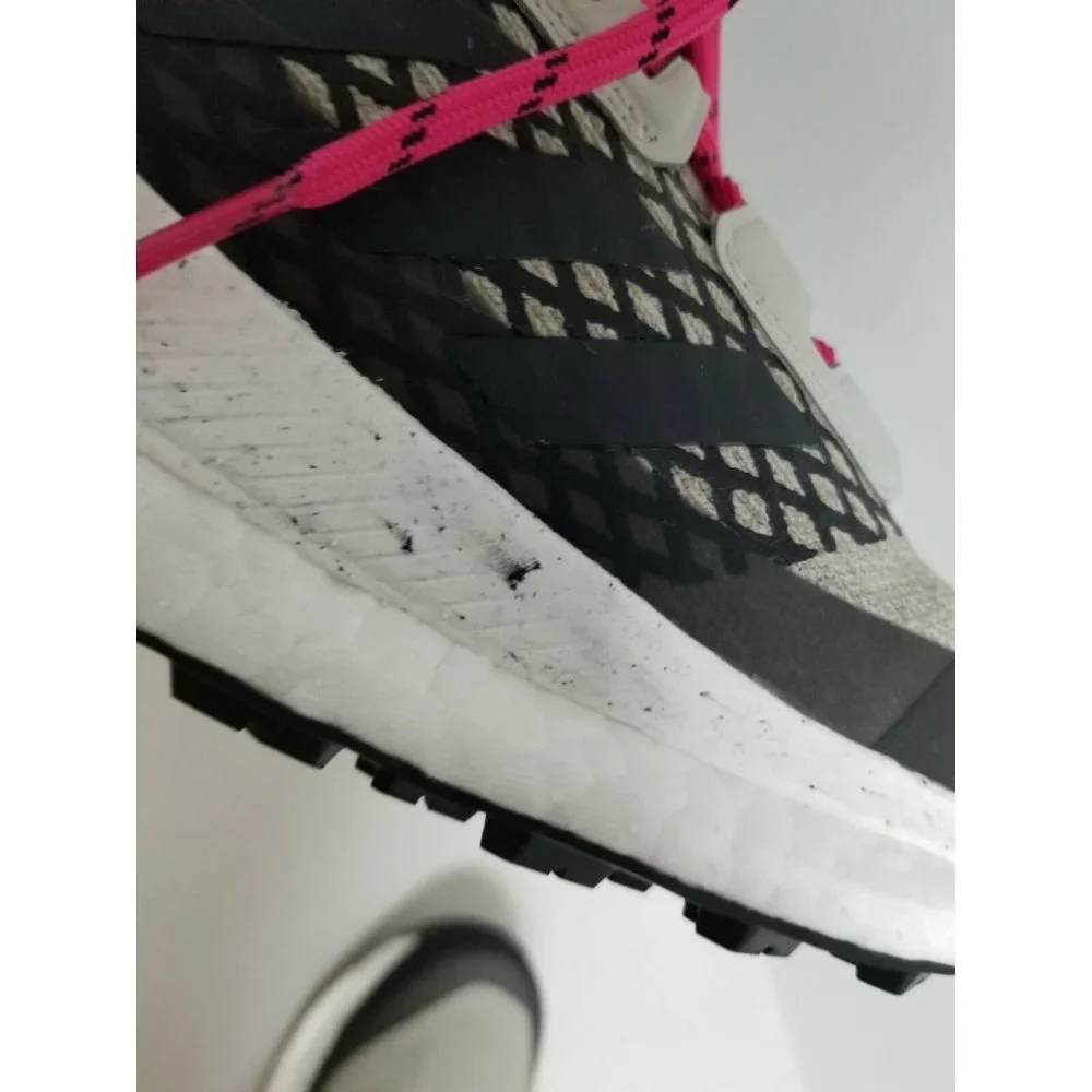 Adidas Terrex Free Hiker Sneakers Sesame Carbon Magenta Mens Size 8.5 - Picture 7 of 7